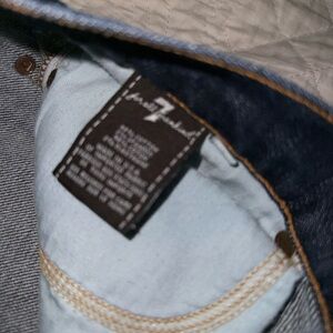 7 For All Mankind Dark Blue Jeans